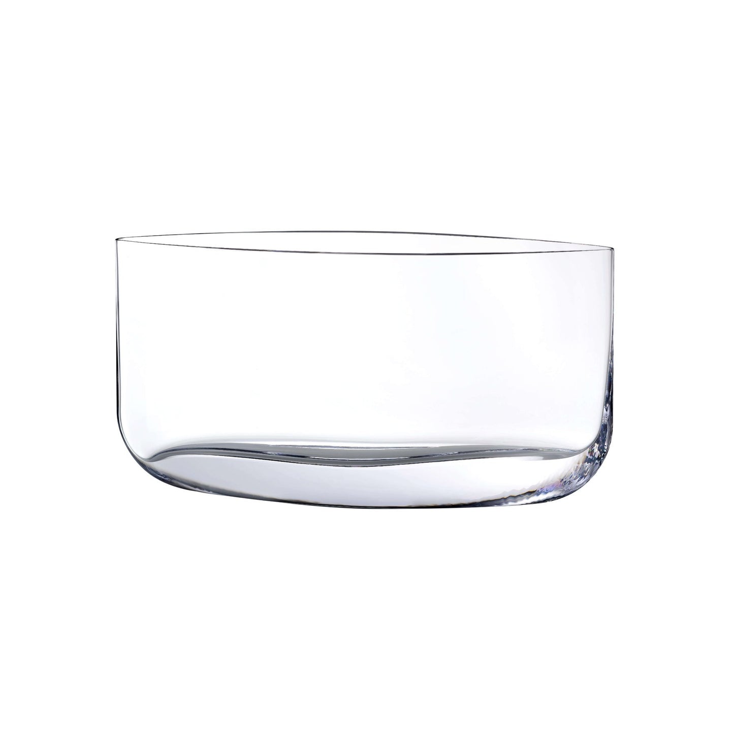 Wide silhouette vase in Clear.