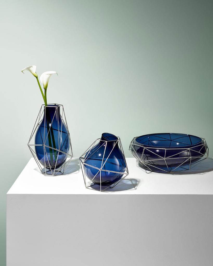 Framework - Large Blue Vase