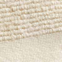 Cashmere / wool blend cream throw with textured pattern.
