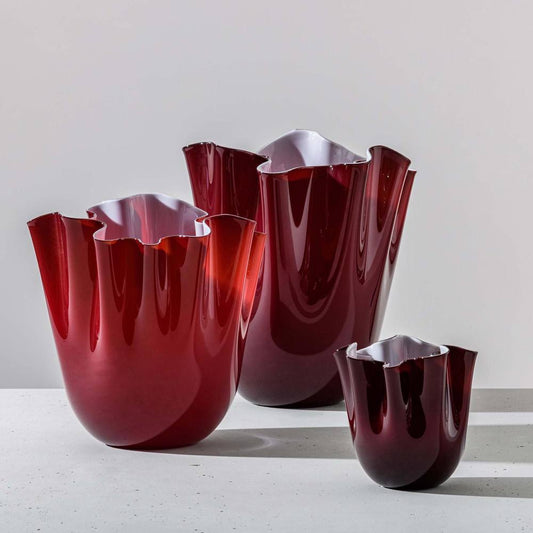 Fazzoletto Vase - Rose Cipria, 31cm